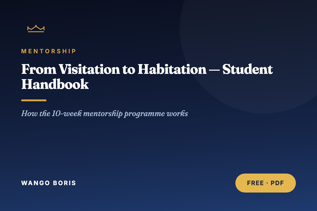 Cover: From Visitation to Habitation — Student Handbook