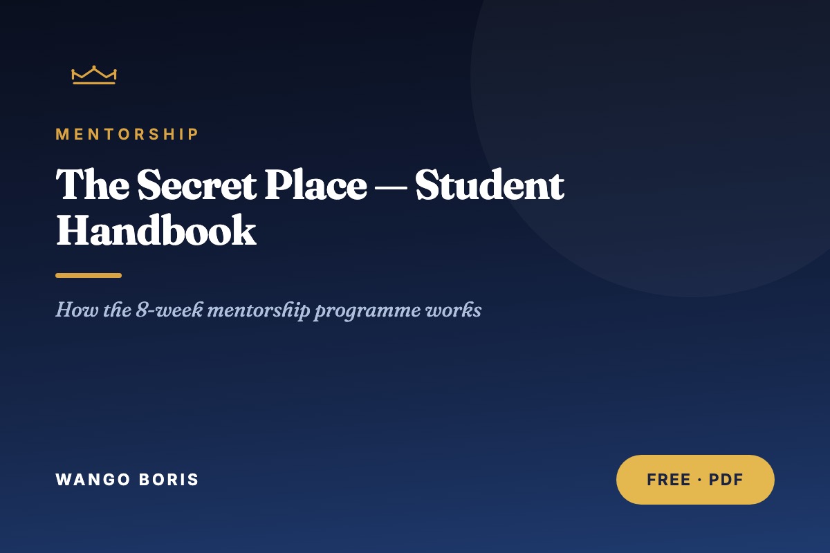 Cover: The Secret Place — Student Handbook