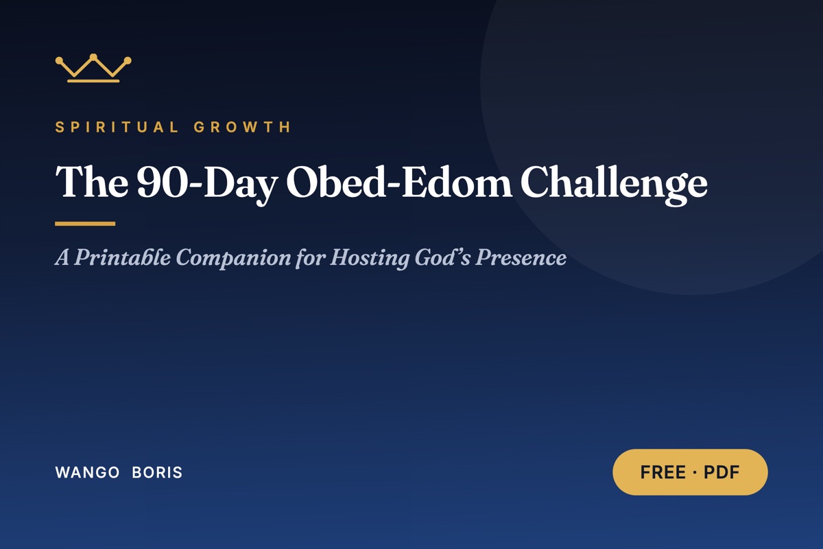 Cover: The 90-Day Obed-Edom Challenge