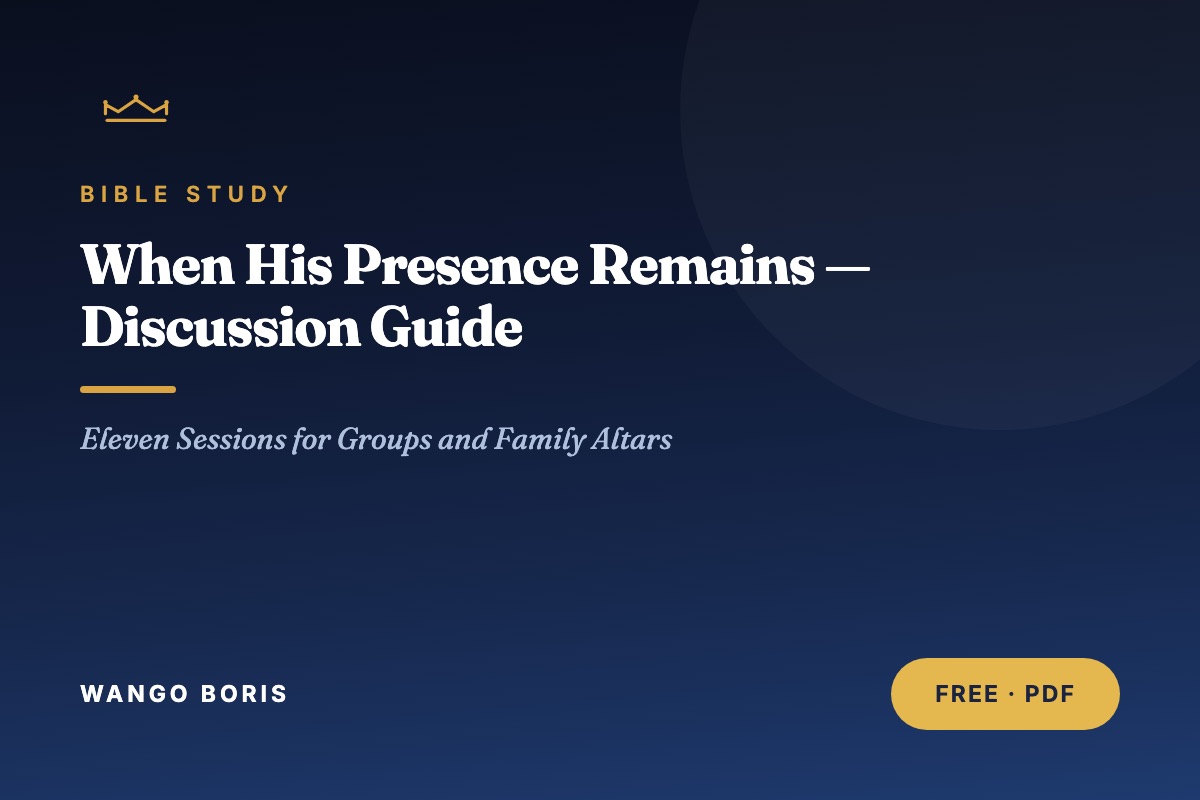 Cover: When His Presence Remains — Discussion Guide